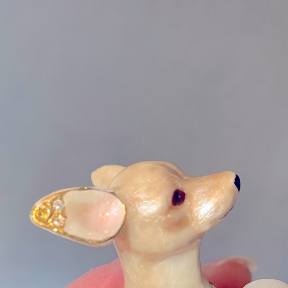 Kingspoint Design Jeweled Chihuahua Trinket Box.No Necklace. - Picture 4 of 8